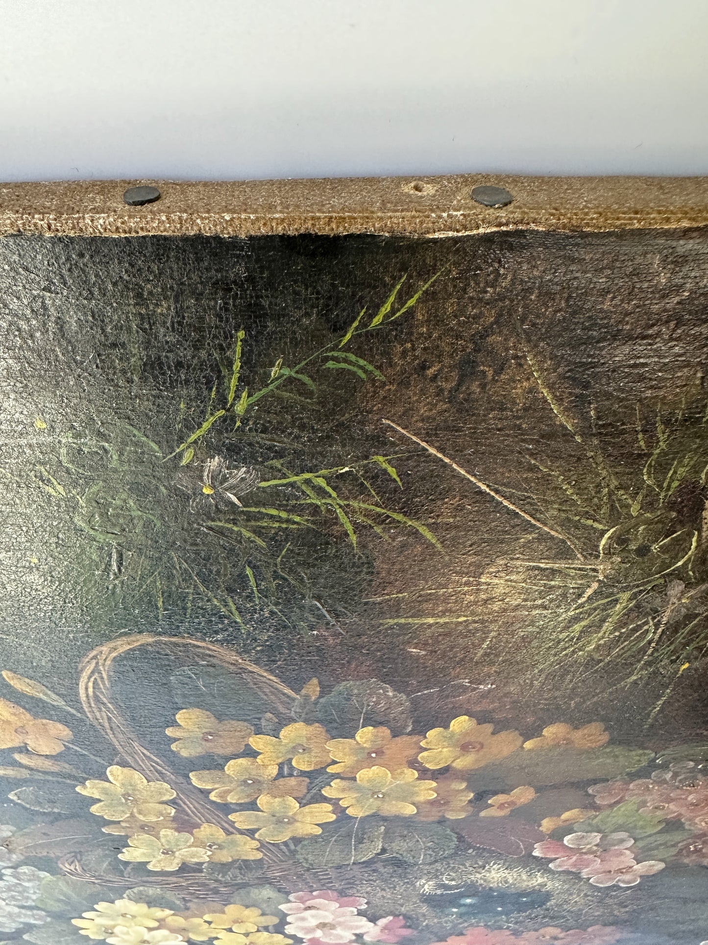Antique Floral Oil Painting (signed)