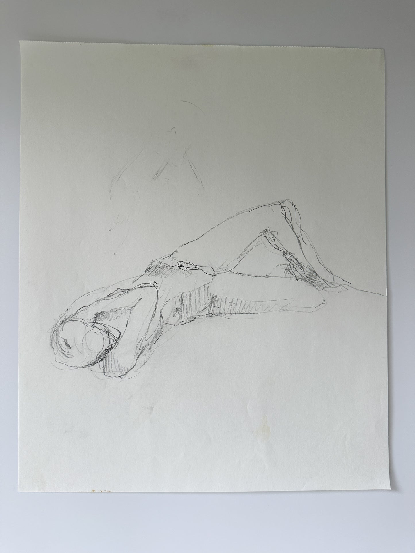 SERIES: 34 Nudes on White Paper by Jane Matteson