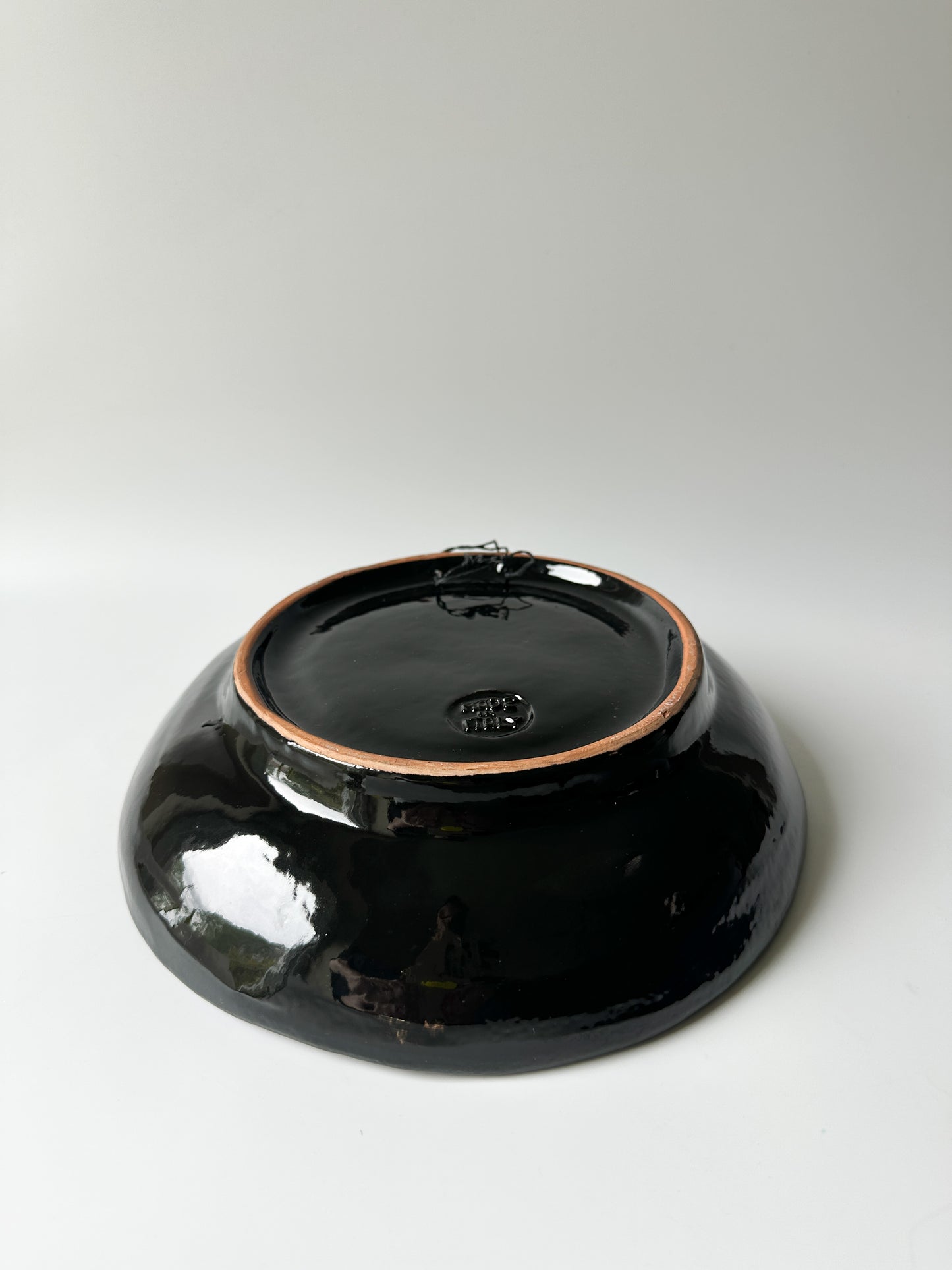 Vintage Lion Terracotta Bowl Made in Italy #1